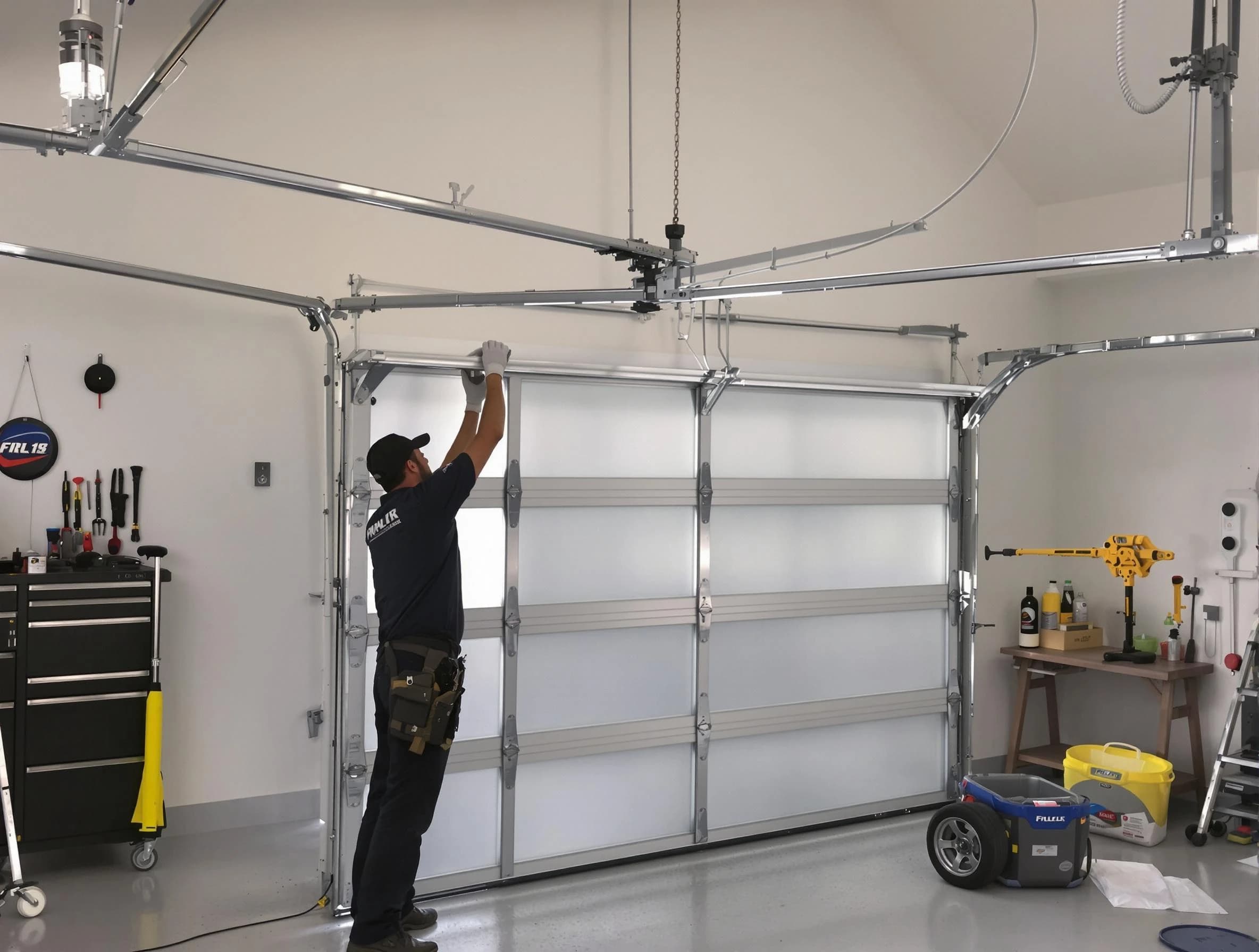 Chickasha Garage Door Repair certified team performing precision garage door installation in Chickasha