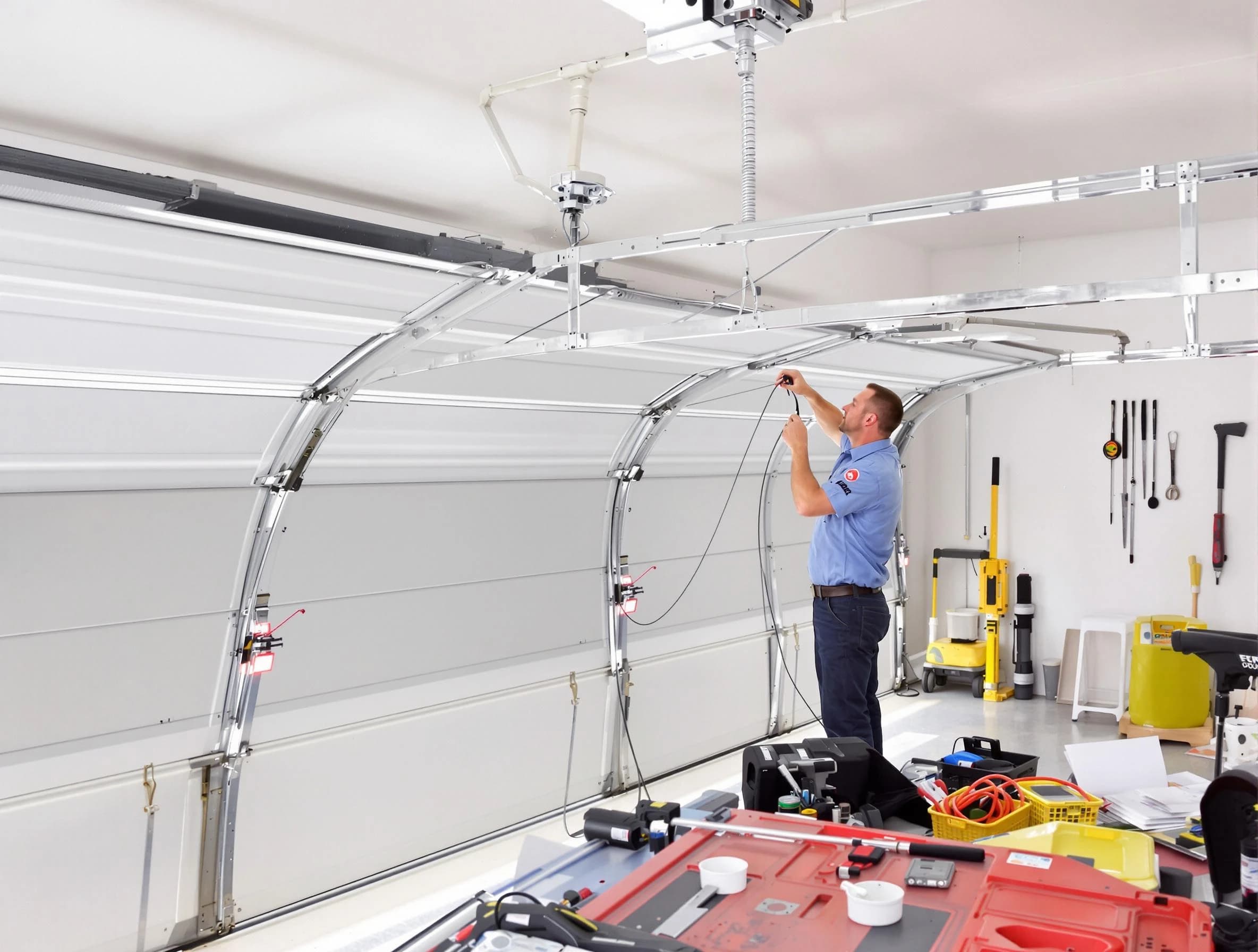 Garage door cable repair service by Chickasha Garage Door Repair in Chickasha