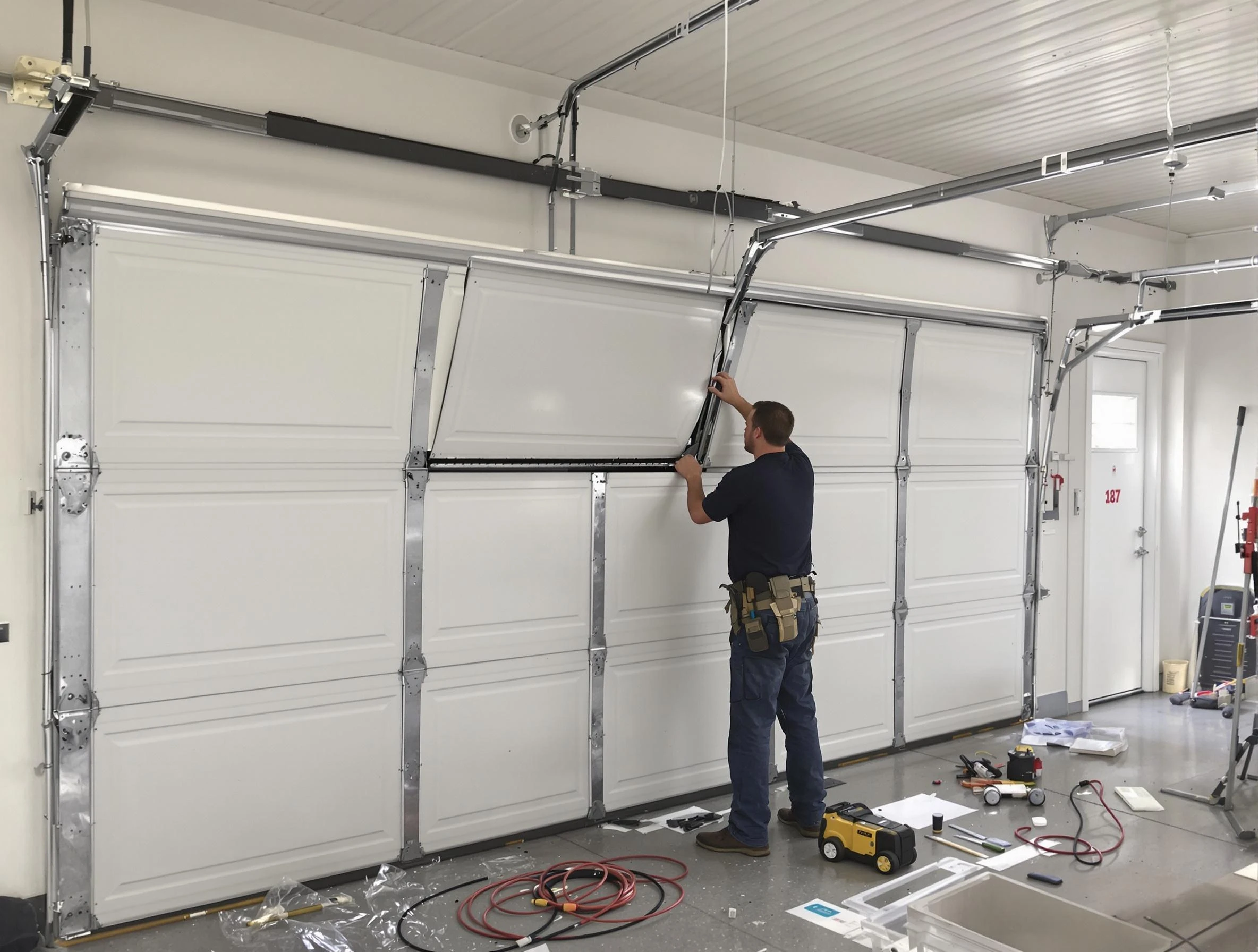 Garage Door Section Replacement in Chickasha