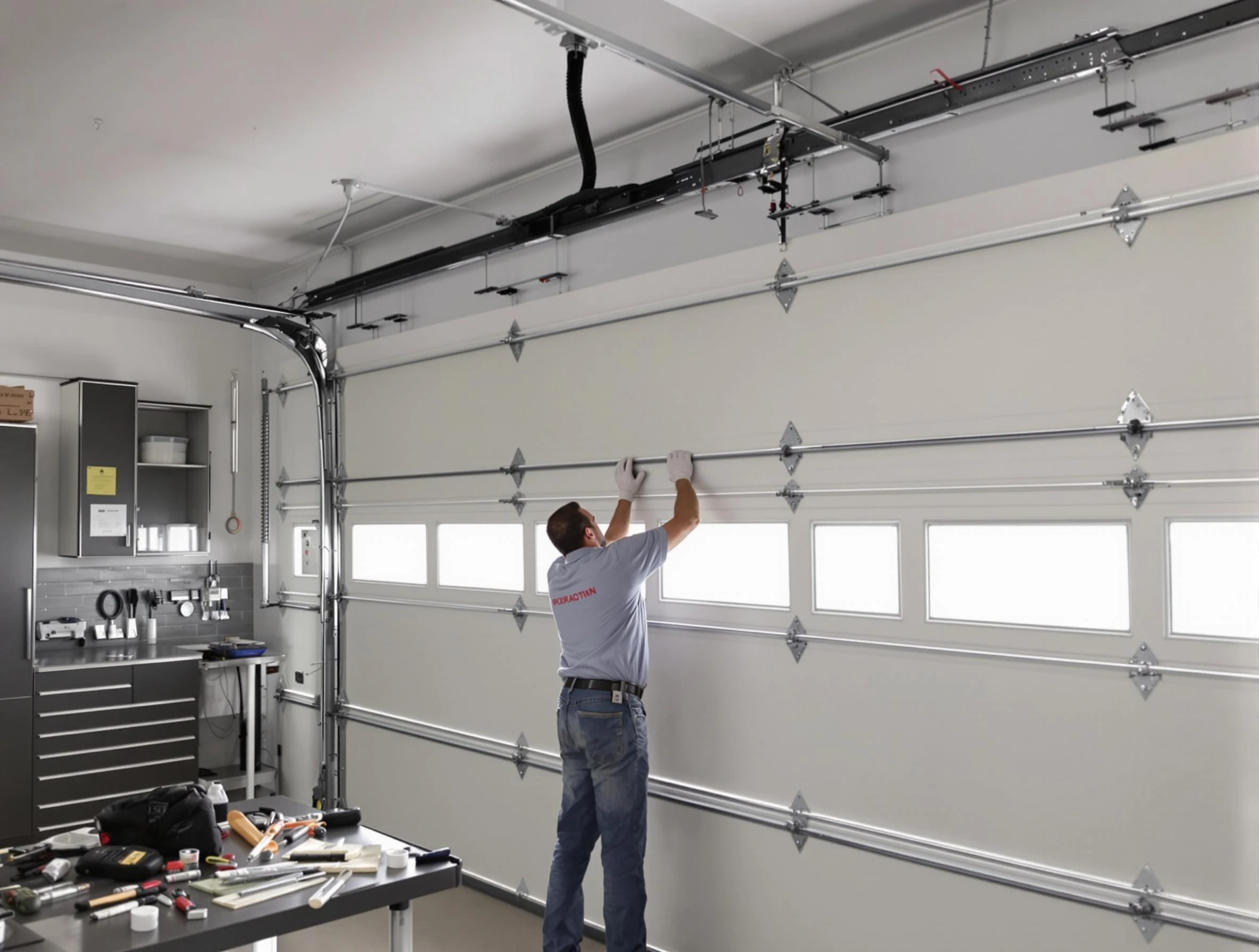 Garage Door Track Repair in Chickasha