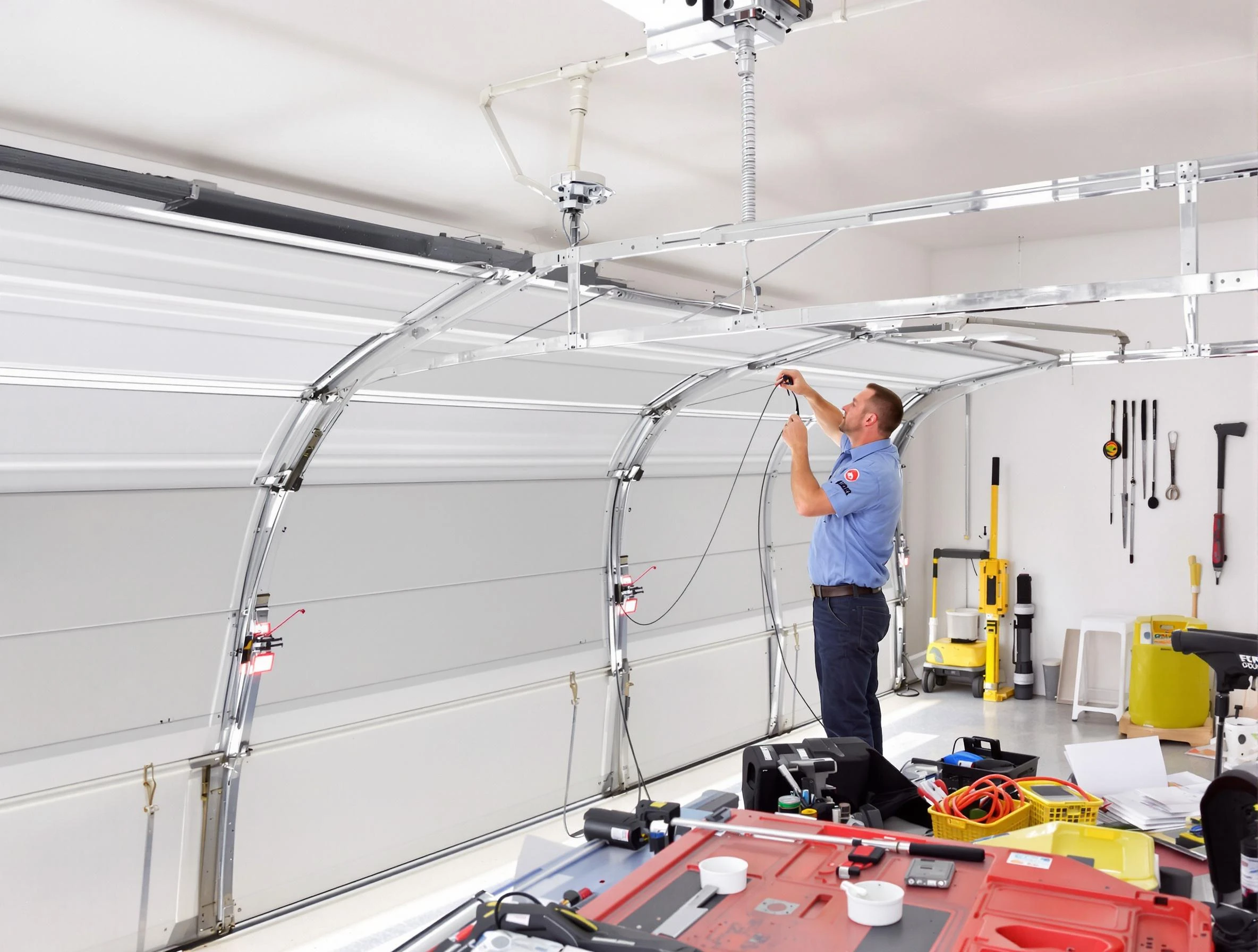 Garage door cable repair service by Chickasha Garage Door Repair in Chickasha