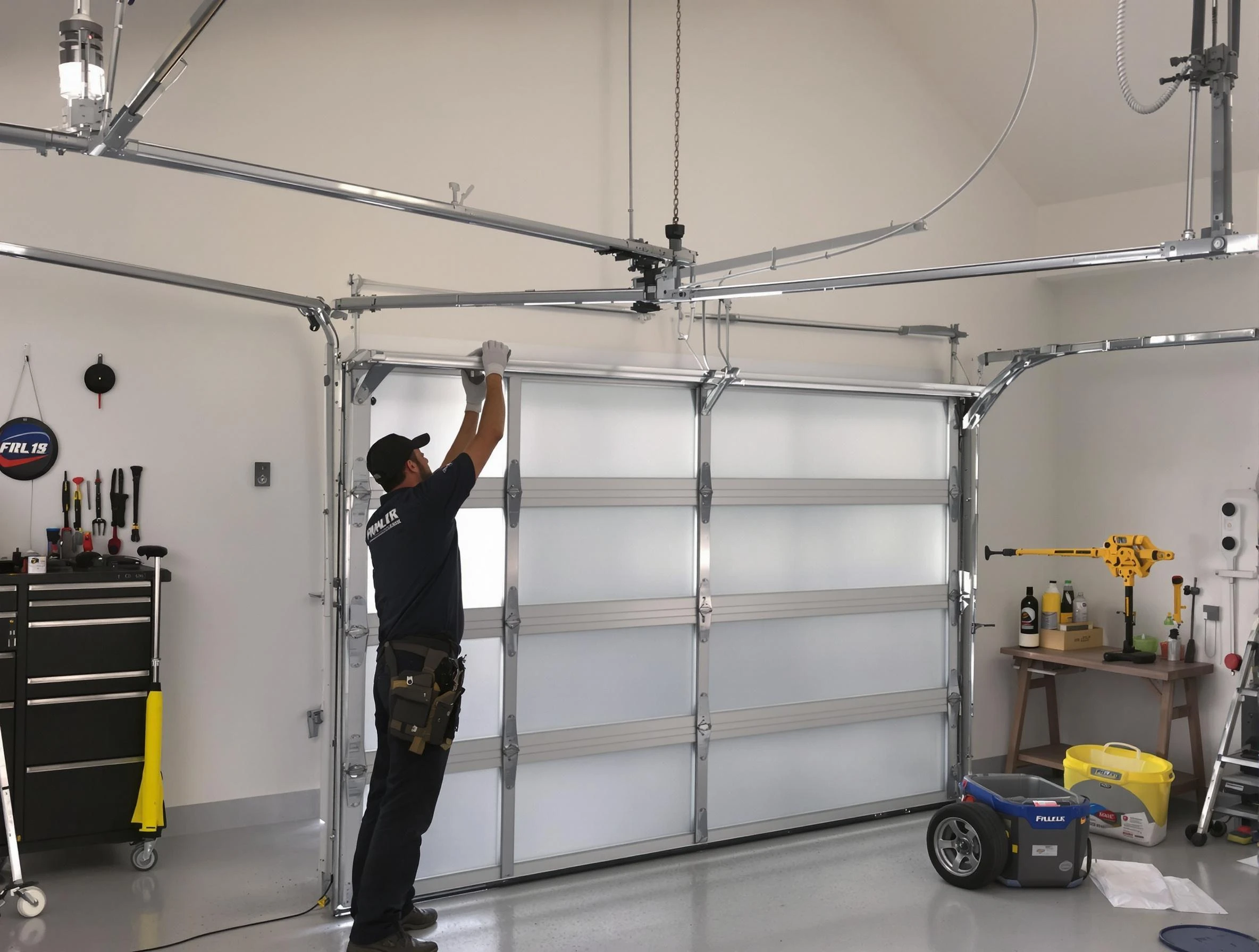 Chickasha Garage Door Repair certified team performing precision garage door installation in Chickasha